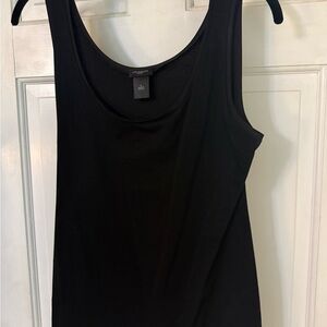 Ann Taylor Classic Black Tank Top, Medium
